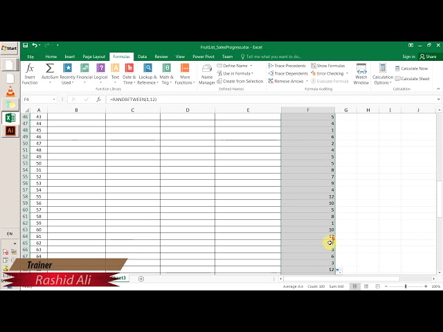 How To Generate Random Numbers and Fetch Data Randomly on Sales Progress Report in Urdu / Hindi