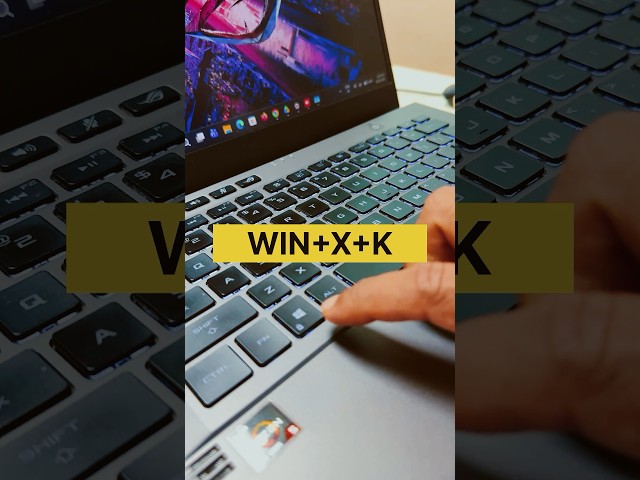 Keyboard shortcut for Disk Management Access! #pctips #windowskeyboardshortcuts