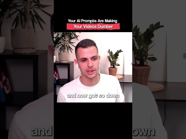 Your AI Prompts Are Making Your Videos Dumber! #ai #futureskills #learningwithai#shorts#podcast