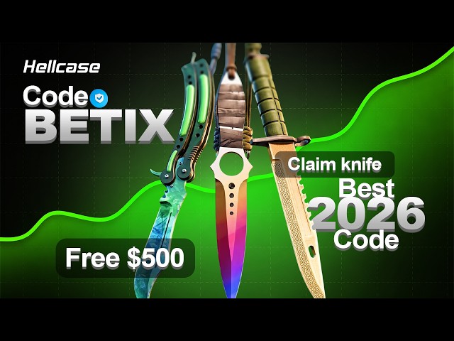 Hellcase Promo Code "BETIX" - Balance Bonus + Free Cases (2026)