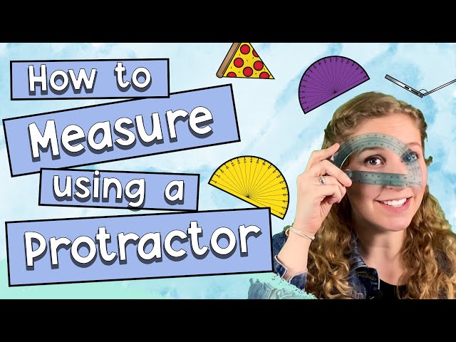 How To Measure Using a Protractor | Educational Kids Math Video