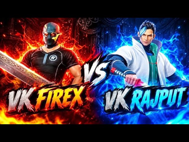 Who is better VK FIREX vs VK RAJPUT 1vs1 | Free fire #freefire #1vs1 #custom @PrashantGamer08