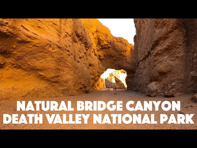 Virtual Hike through Natural Bridge Canyon in Death Valley National Park