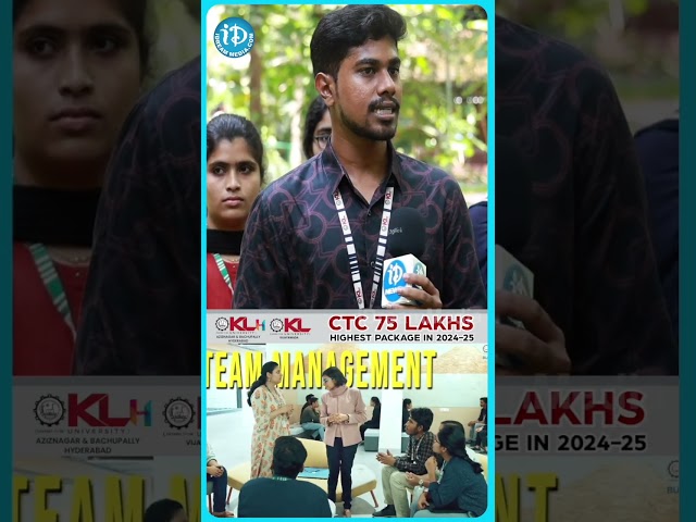 KL University Campus Placements Open Talk With Students | @iDreamCelebrityMasti