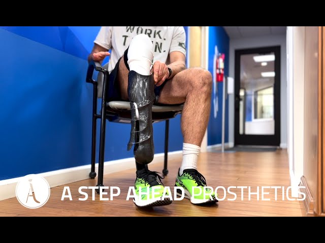 Ralph,  a below knee amputee using boa suspension system