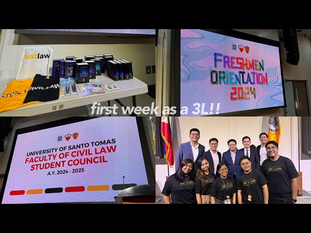 first week in law school (for the 3rd time!!) | ust law