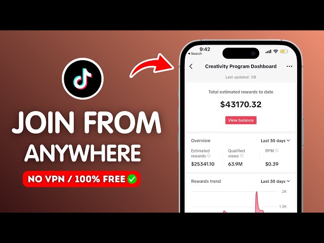 How to Join TikTok Creativity Program from Any Country (Step by Step Guide)