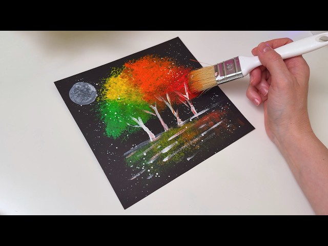 Creative Art Technique for Painting a Landscape