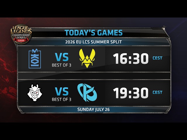 2026 EULCS Summer Split Regular Season - Week 1 Day 3