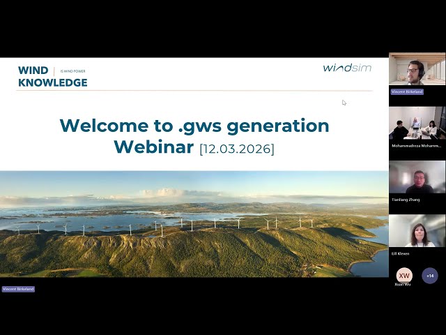 How to generate  gws file on WindSim Accelerator  through GIS software