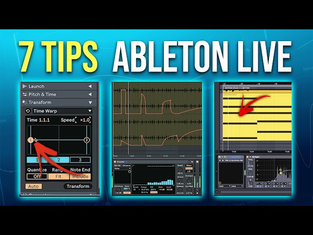 7 Creative Tips for ABLETON LIVE Producers