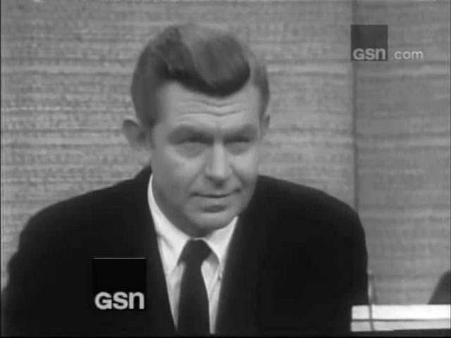 What's My Line? - Andy Griffith; PANEL: Steve Allen, Suzy Knickerbocker (Feb 19, 1967)