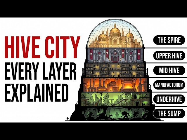 Every Layer Of A Hive City Explained (Warhammer 40k)