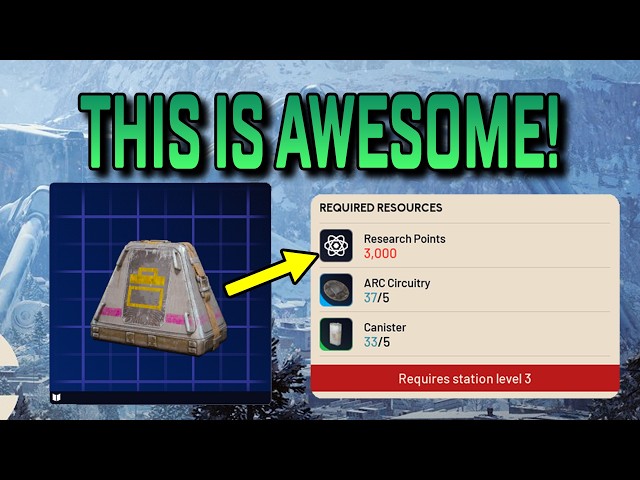ARC Raiders Frozen Trail Patch Notes - (New Blueprint Research Workbench!)