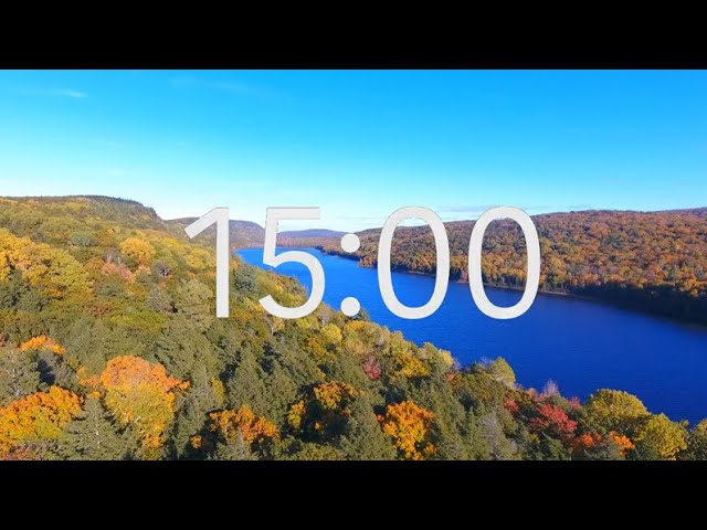 15 Minute Timer With Relaxing Music: Nature Theme