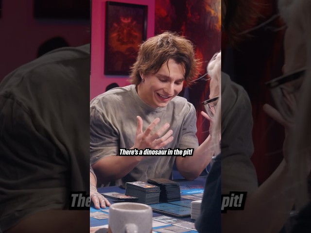 THERE'S A DINOSAUR IN THE PIT! #mtg