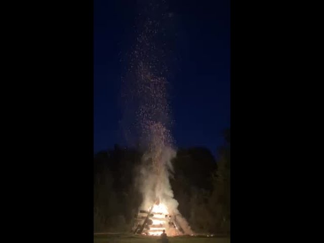 Montague bonfire celebration held Sunday