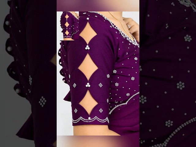 Model🎉🎉 blouse designs new model back neck design and blouse sleeves design #shorts #viral #blouse