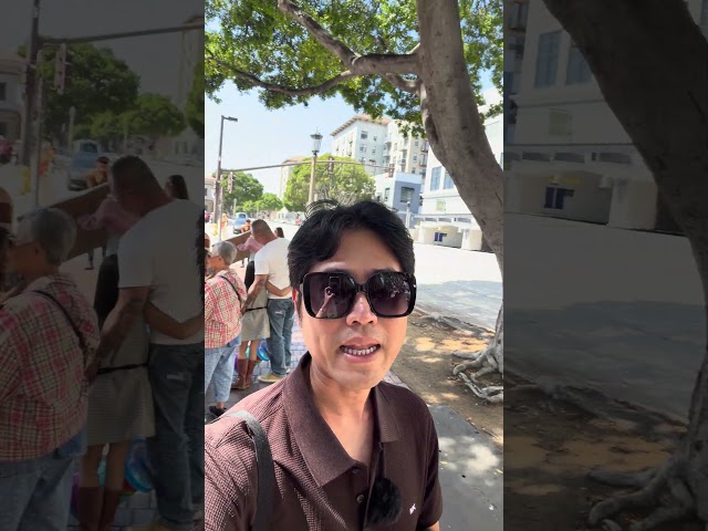 Finally here! Nene Royal 🇹🇭 before the AGT FINAL 🔥 Real atmosphere from Pasadena