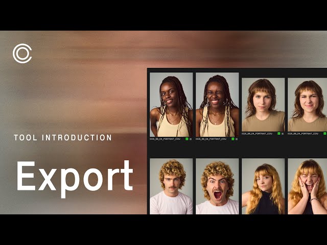Capture One Tool Introduction | Export