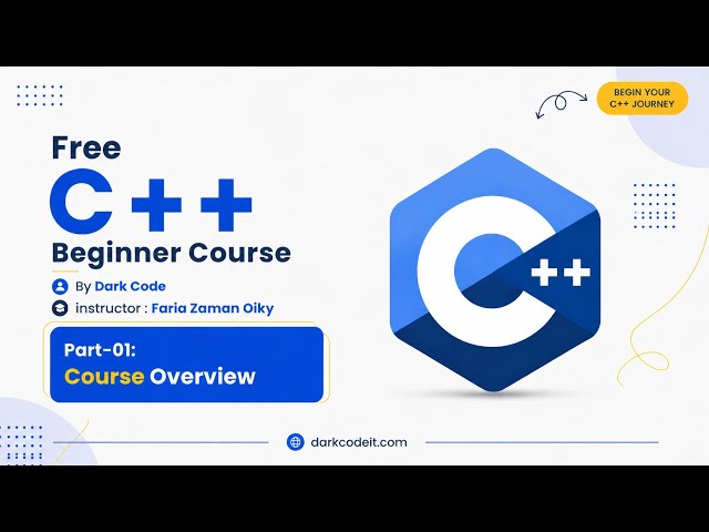 C++ Programming Full Free Course Overview | Learn C++ from Zero for Beginners