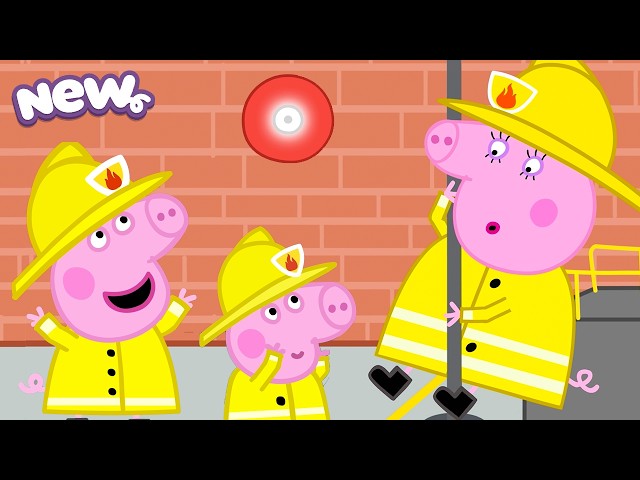 Peppa Pig Tales 🐷  Peppa Pig Visits the Fire Station! 🚒🔥 BRAND NEW Peppa Pig Episodes