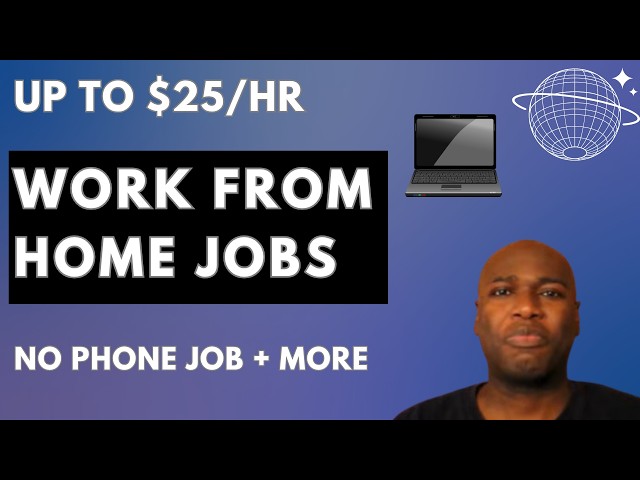 Remote Work Jobs: No Phone Job + Multiple Shift Job + More