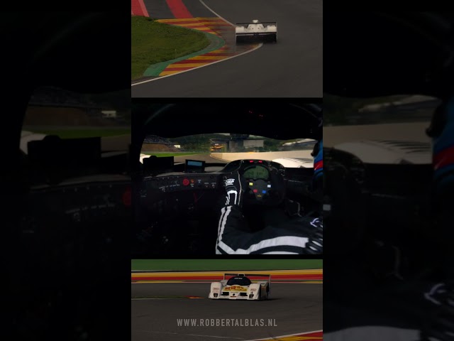 12000RPM V10 Lola flying around spa