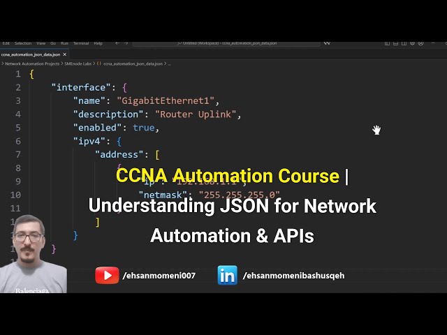 CCNA Automation Course | Understanding JSON for Network Automation & APIs