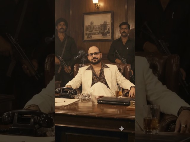 AI imagined : An indian Don from 1980s