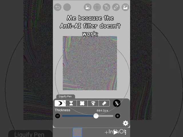 Me because the Anti-AI filters don't work: