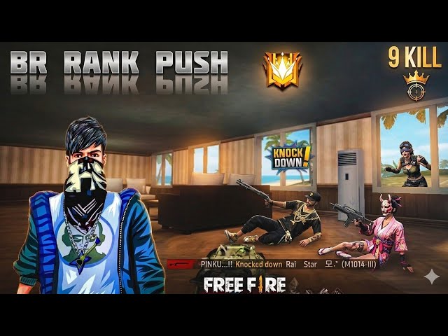 FREE FIRE MAX BR RANK GAMEPLAY | SESSION  2  | #LB2GAMER 