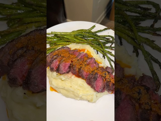 Yes, I’m having steak again 🥩 #dinnerideas #steak #easydinner #cooking #cookwithme #dinnerinspo