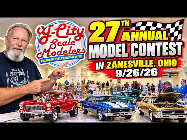 Y-City Scale Modeler's 27th Annual Model Contest Sept 26th, 2026