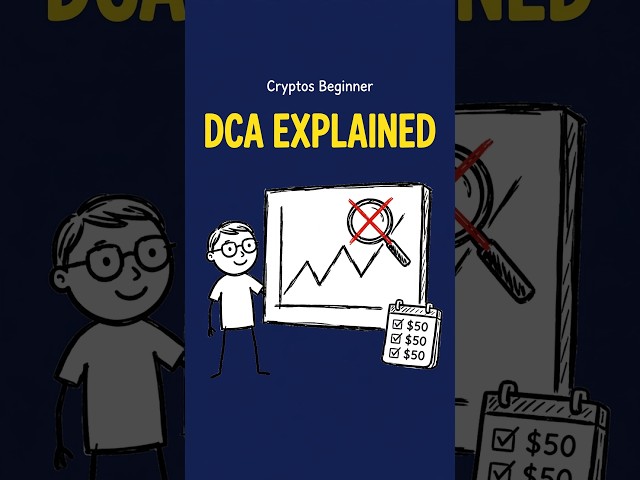 Dollar-Cost Averaging (DCA) Explained #crypto101 #bitcoin #btc #cryptofordummies