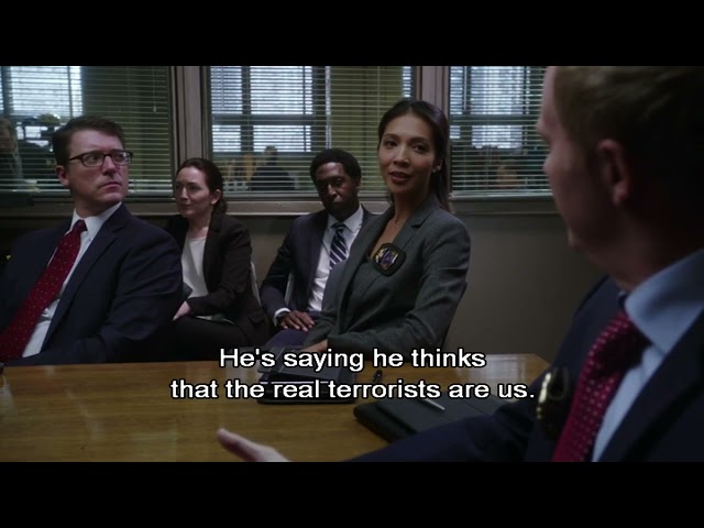 CBS Elementary S7E4- accusing the feds of murder