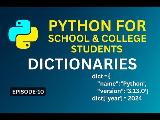 পাইথন ডিকশনারি বাংলায় | Python Dictionaries in Bangla