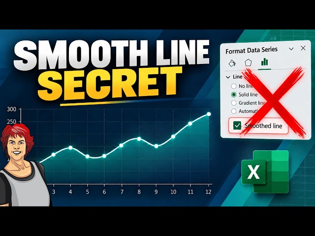 A Better Way to Make a Smooth Line Chart in Excel
