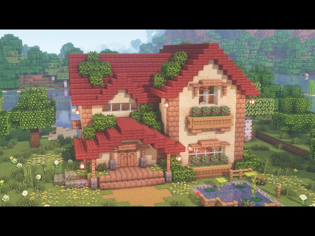 [Minecraft] 🌿🌳Aesthetic Cottagecore House / Tutorial