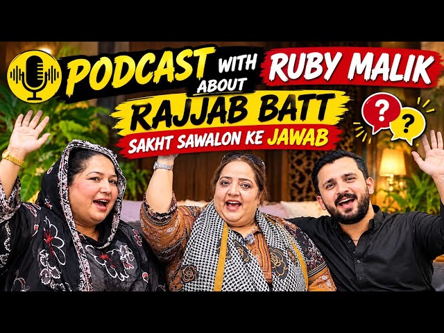 @rajabbutt94 podcast with Dr Ruby Rajab sy meetup ka bad Ruby ne asy q kya ? Sakhat Sawal ka jawab ?