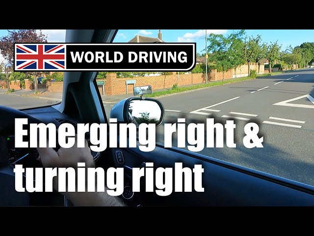 How To Emerge Right at Junctions & Turning Right UK Driving Lesson