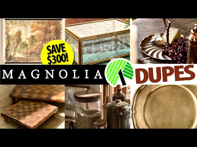 ✨INSTANT Luxury✨Dollar Tree fall HACKS & Magnolia DIY Dupes that will SAVE you BIG TIME
