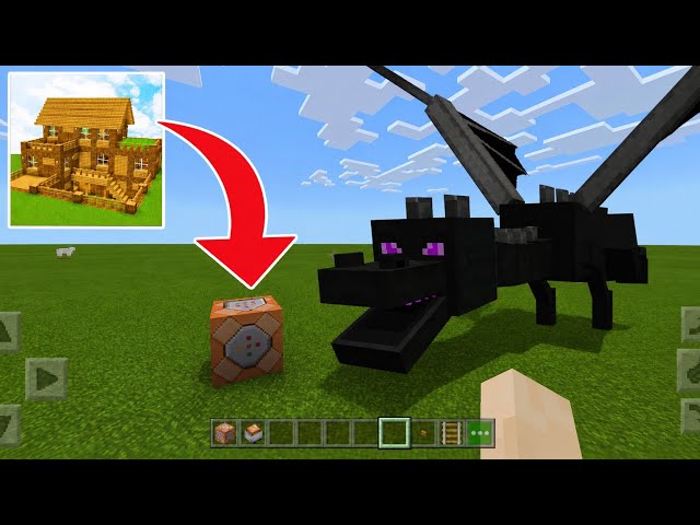 How To Spawn ENDER DRAGON With COMMAND BLOCK in Block Crazy Robo World 