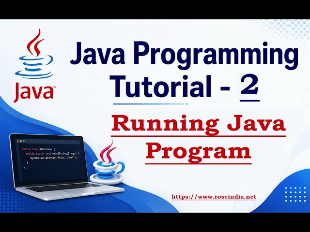 Java Programming Tutorial - 2 - Running a Java Program