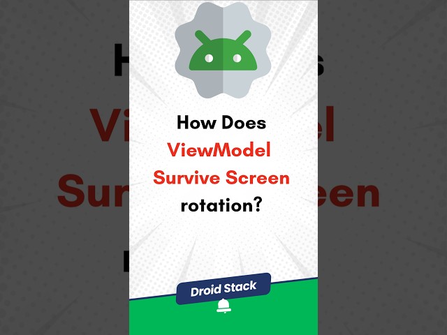 Why doesn’t ViewModel die on screen rotation? 🤯 #androiddev #androidinterview