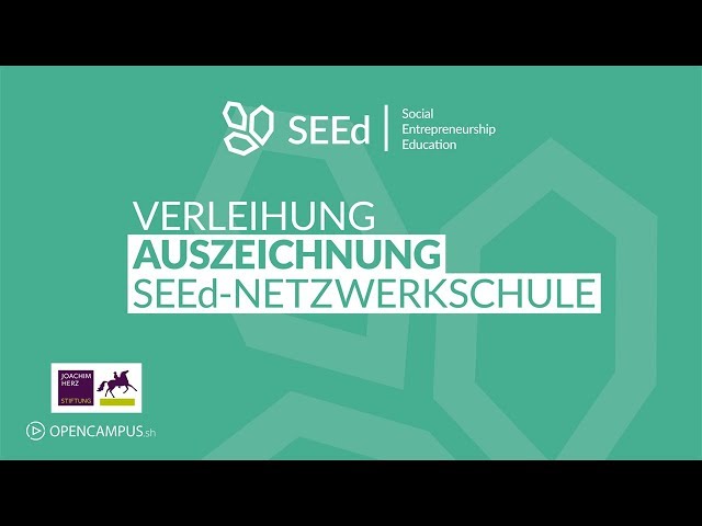 SEEd-Netzwerkschulen Auszeichnung // opencampus.sh