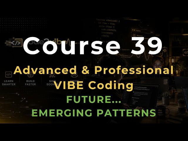 Course 39: The Future of Development — Emerging Patterns and What Comes Next