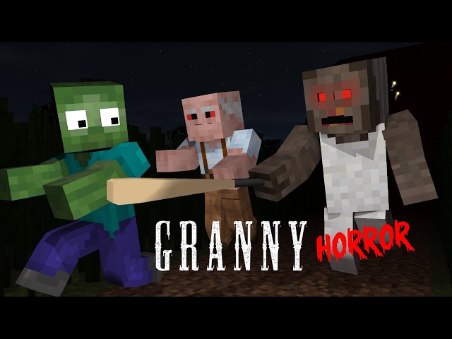 MONSTER SCHOOL HORROR: GRANNY IS BACK - Minecraft Animation
