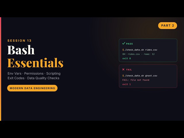 Session 13 Part 2— Bash Essentials: Env Vars, Permissions, Scripting, Exit Codes | Bangla