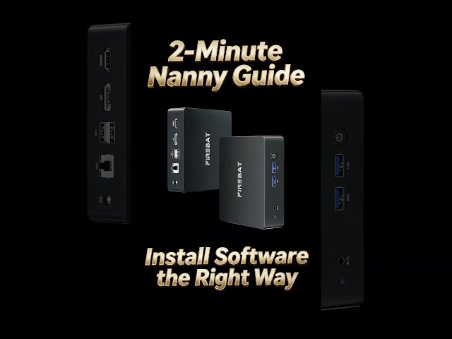2 minutes to learn how to install software properly — true beginner-friendly tutorial! #minipc